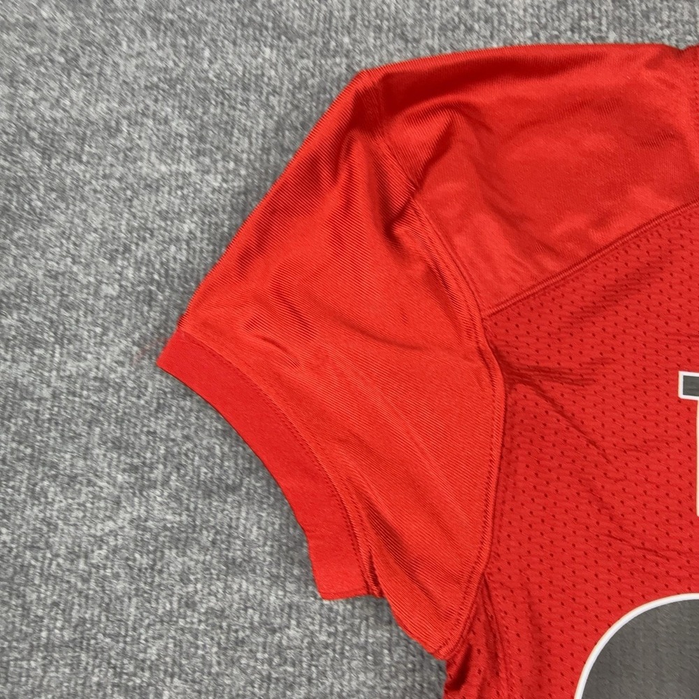 Champro Tigers Football Jersey Youth Large Scarlet Red 00 Mammoth FJ29YSCL - Picture 6 of 14